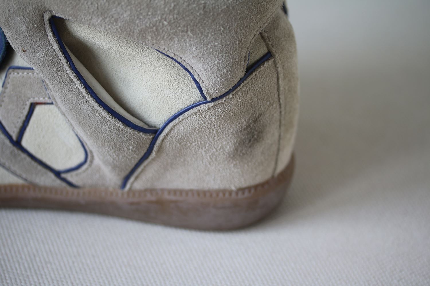 ISABEL MARANT WILA CONCEALED WEDGE SUEDE SNEAKERS EU 36 UK 3 US 6