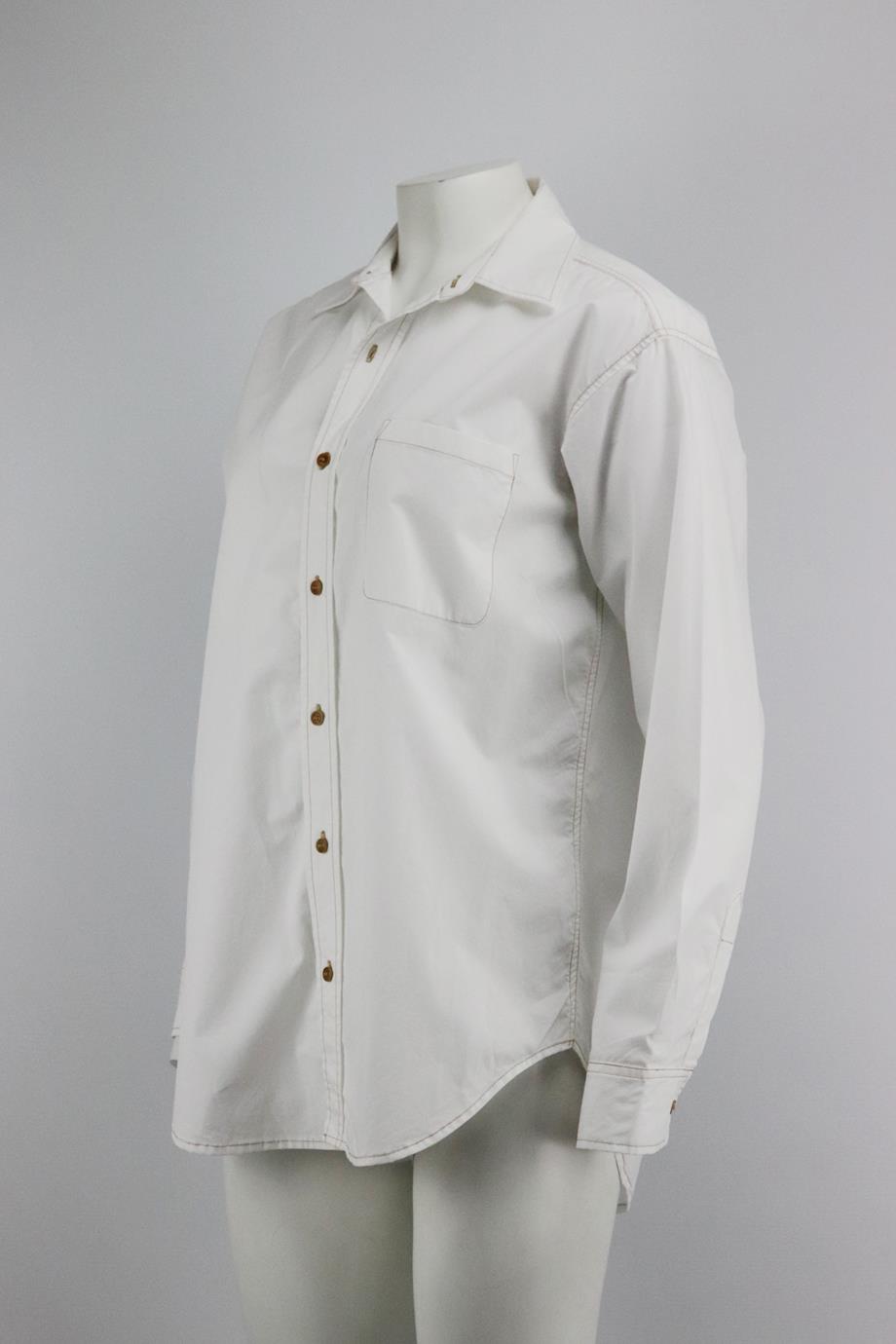 RE/DONE OVERSIZED COTTON SHIRT SMALL