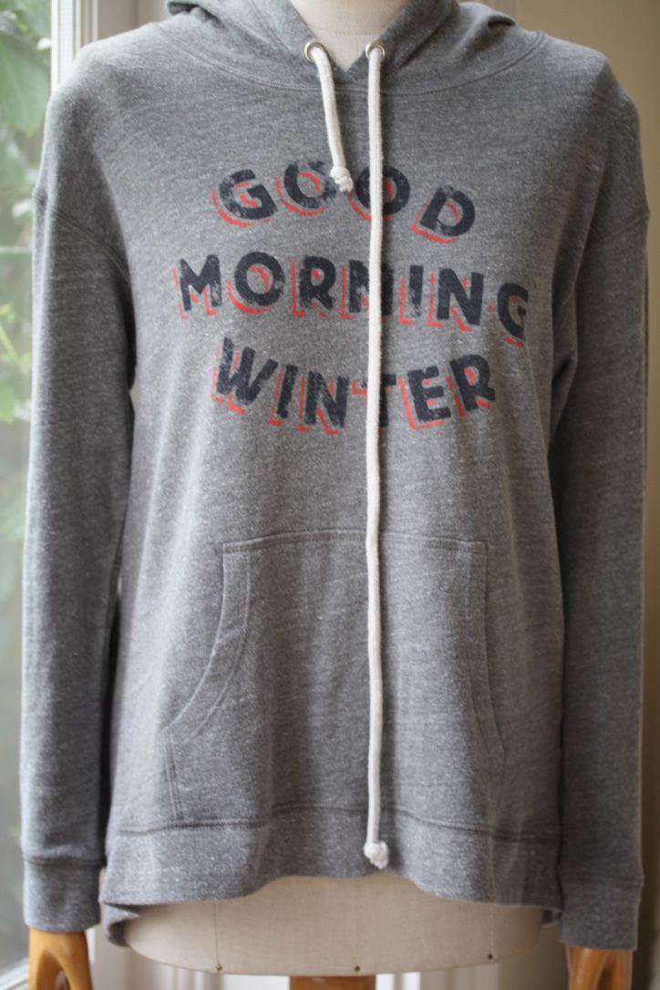 SUNDRY GOOD MORNING WINTER HOODIE SIZE 1 SMALL