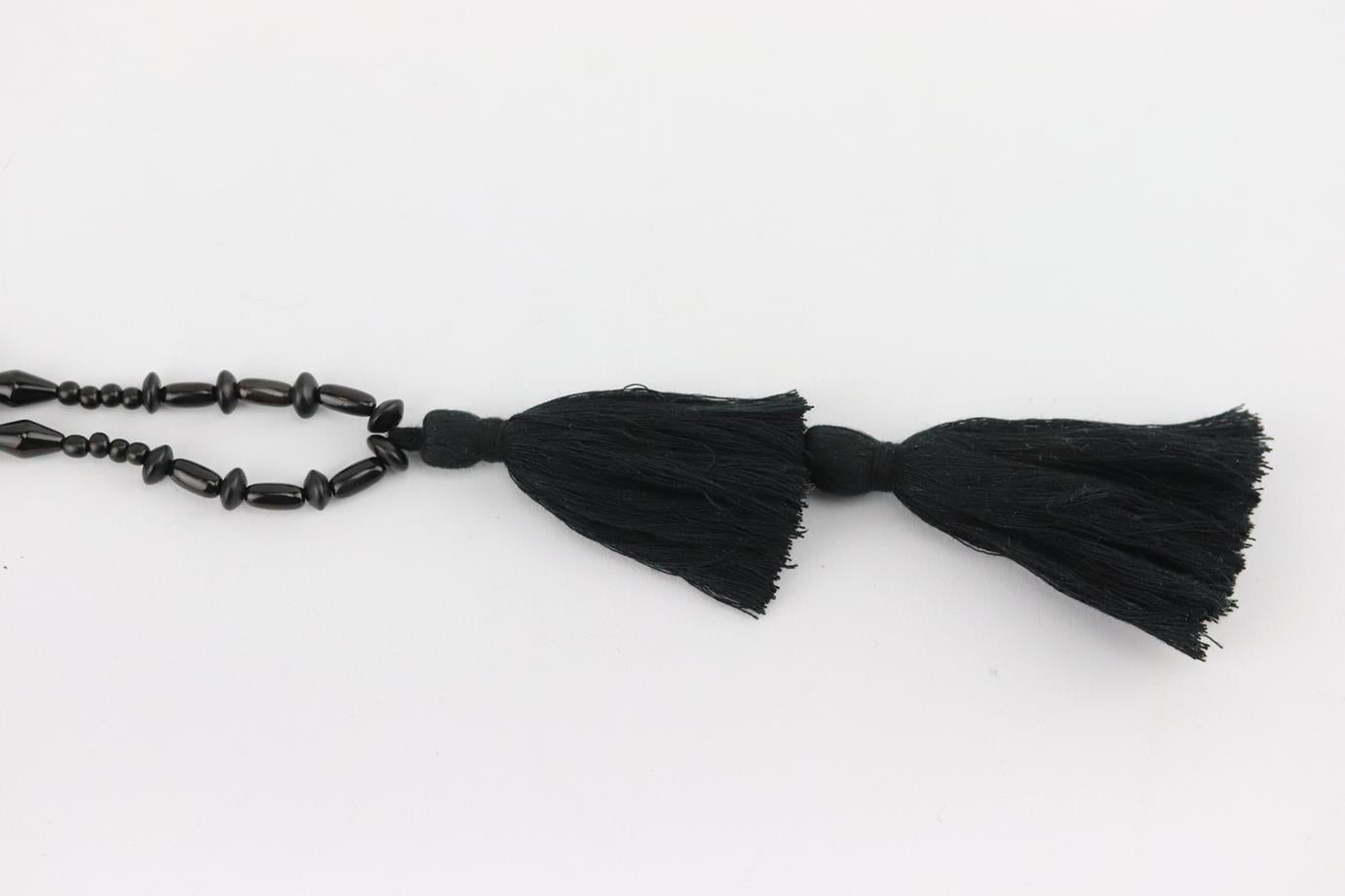 ISABEL MARANT BEADED TASSEL NECKLACE