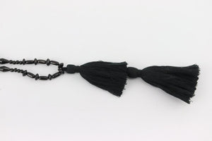 ISABEL MARANT BEADED TASSEL NECKLACE