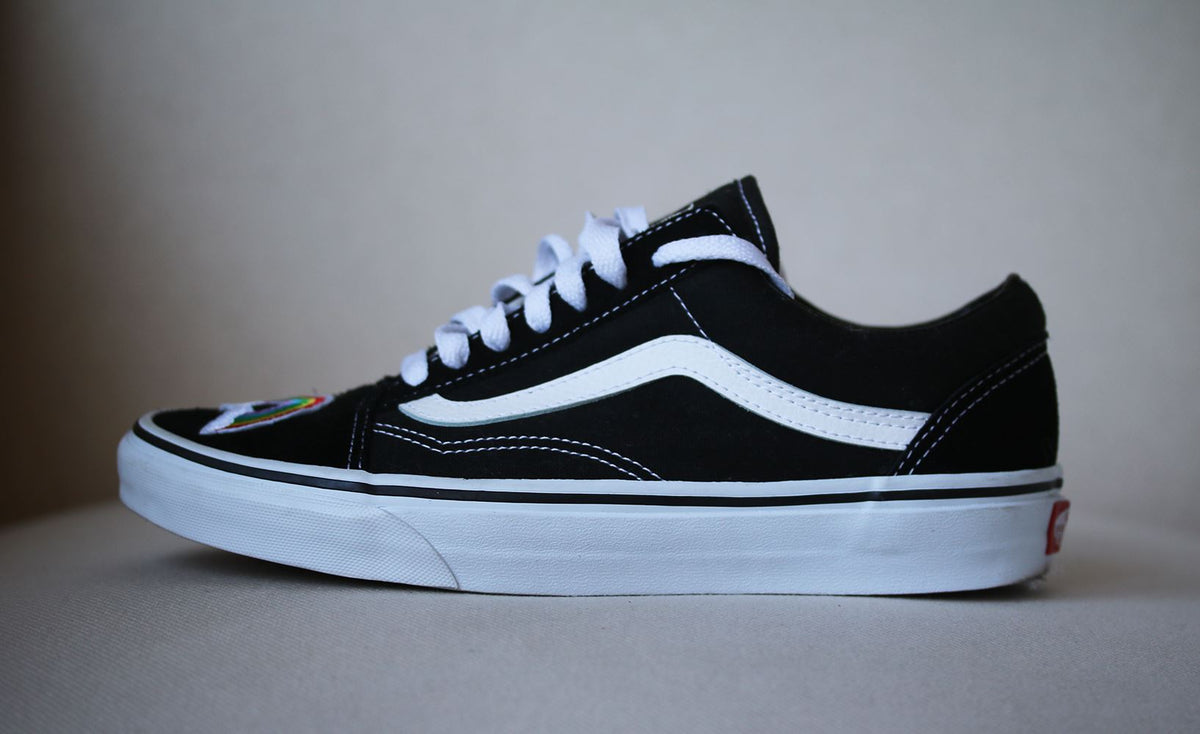 VANS OLD SKOOL EMBROIDERED CUSTOM SNEAKERS EU 38.5 UK 5.5 US 8