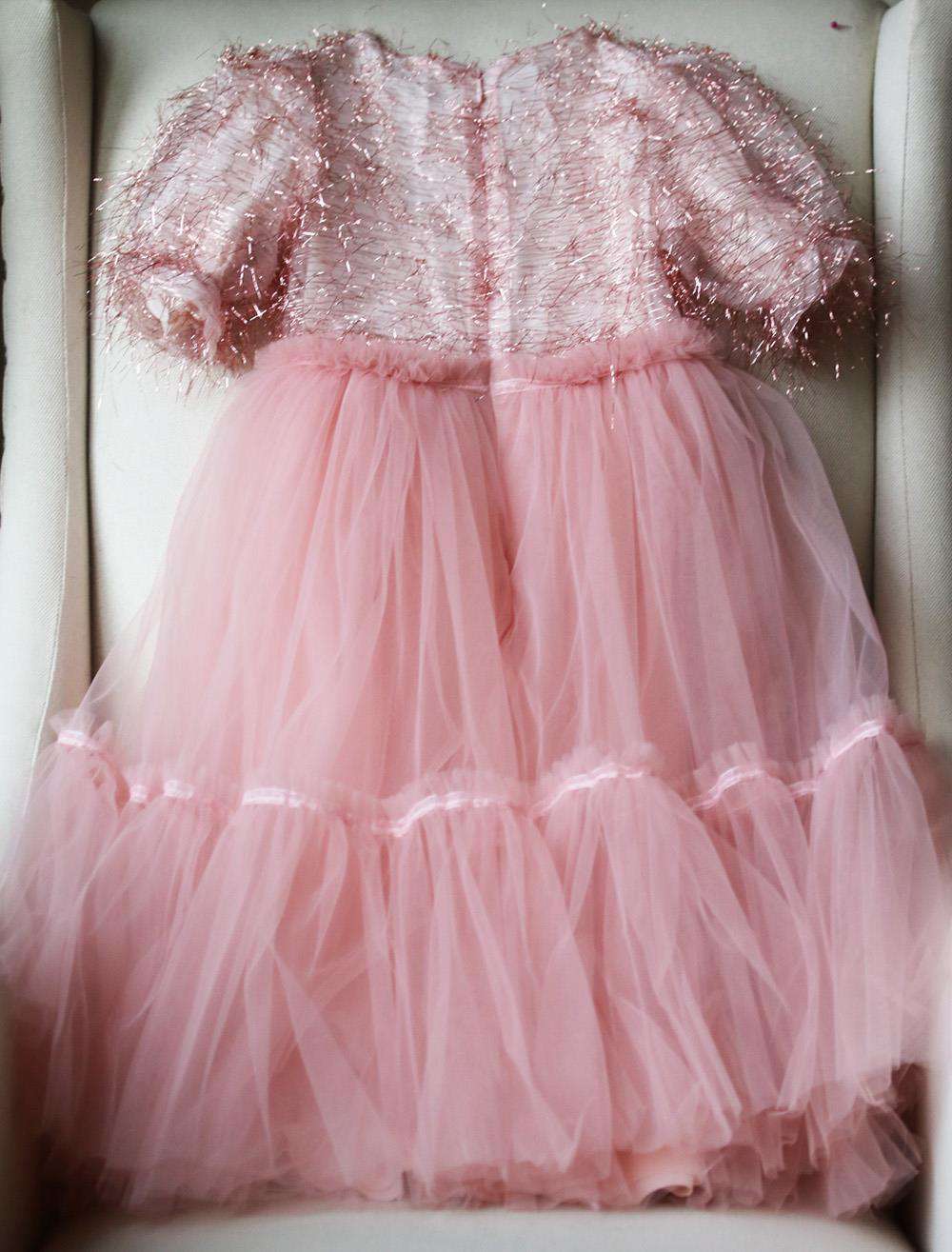 SORCI AND FOFA KIDS GIRLS SHIMMER TULLE GOWN 5 YEARS