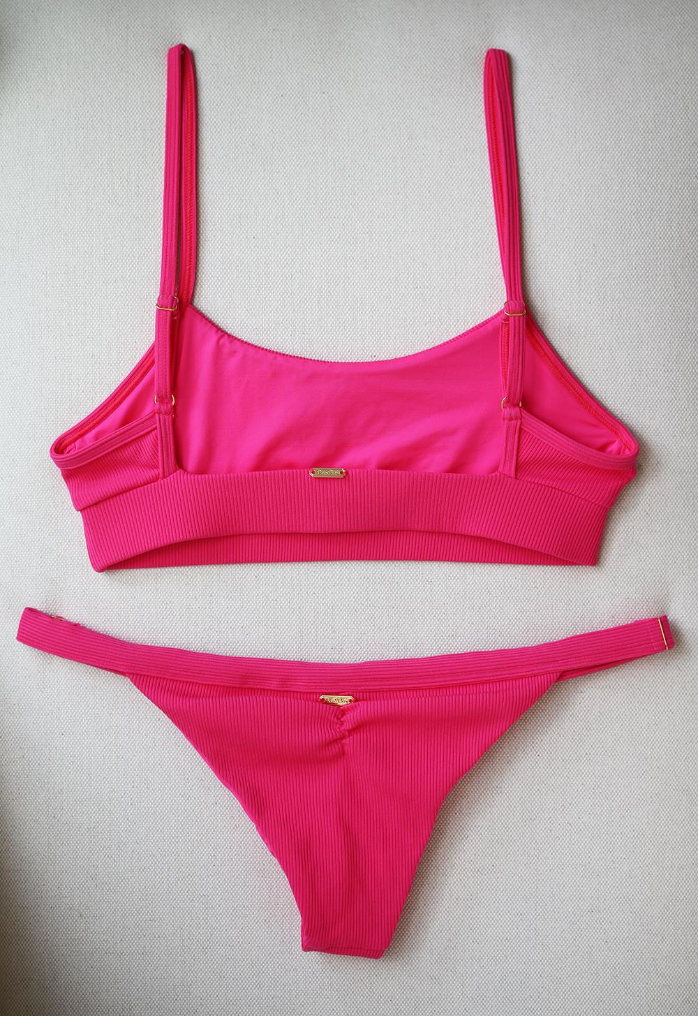 BEACH BUNNY RIB TIDE BRALETTE BIKINI MEDIUM