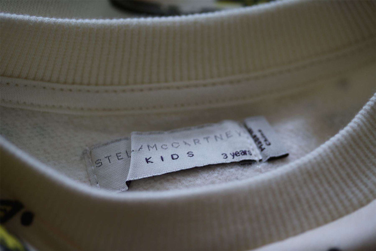 STELLA MCCARTNEY KIDS IVORY COWGIRL SWEATER 3 YEARS