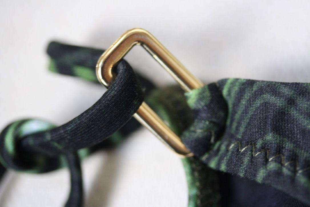 MELISSA ODABASH PALM GREEN BIKINI UK 10/14