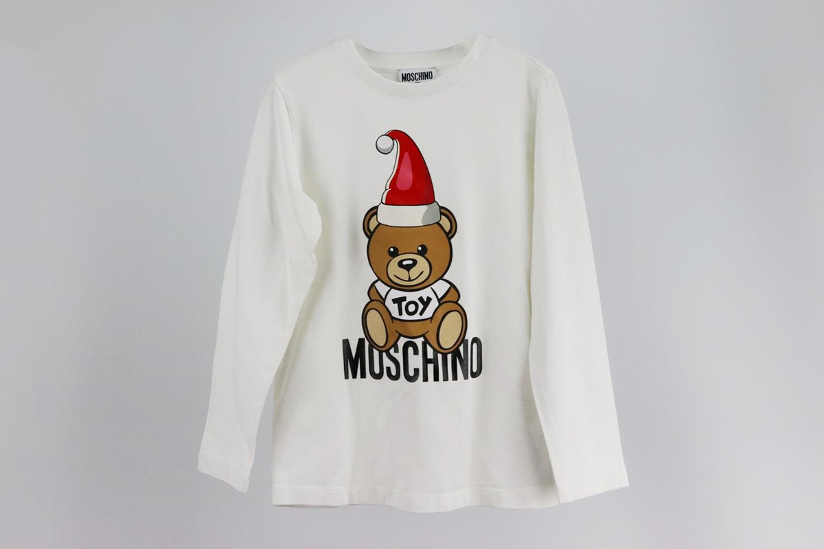 MOSCHINO KIDS GIRLS LOGO COTTON TOP 6 YEARS