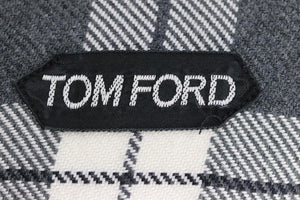 TOM FORD MEN'S CHECKED COTTON FLANNEL SHIRT IT 50 UK/US CHEST 40