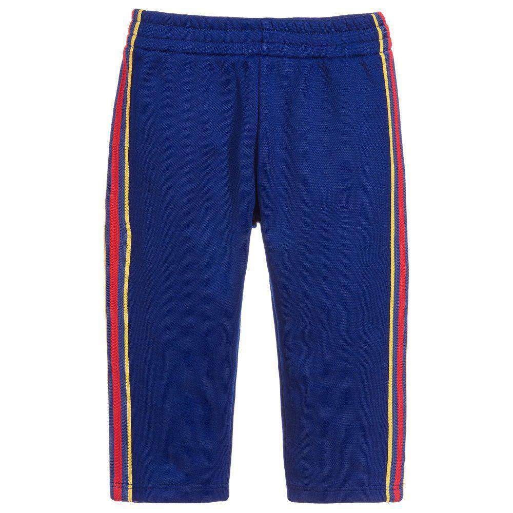 GUCCI BABY BOYS BLUE JOGGERS 24 MONTHS