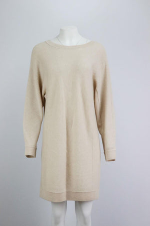 VINCE WOOL AND CASHMERE BLEND DRESS LARGE