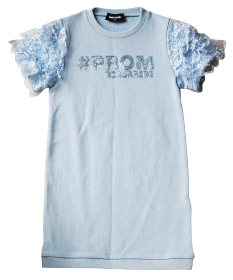 DSQUARED2 KIDS GIRLS SEQUIN EMBELLISHED COTTON DRESS 6 YEARS