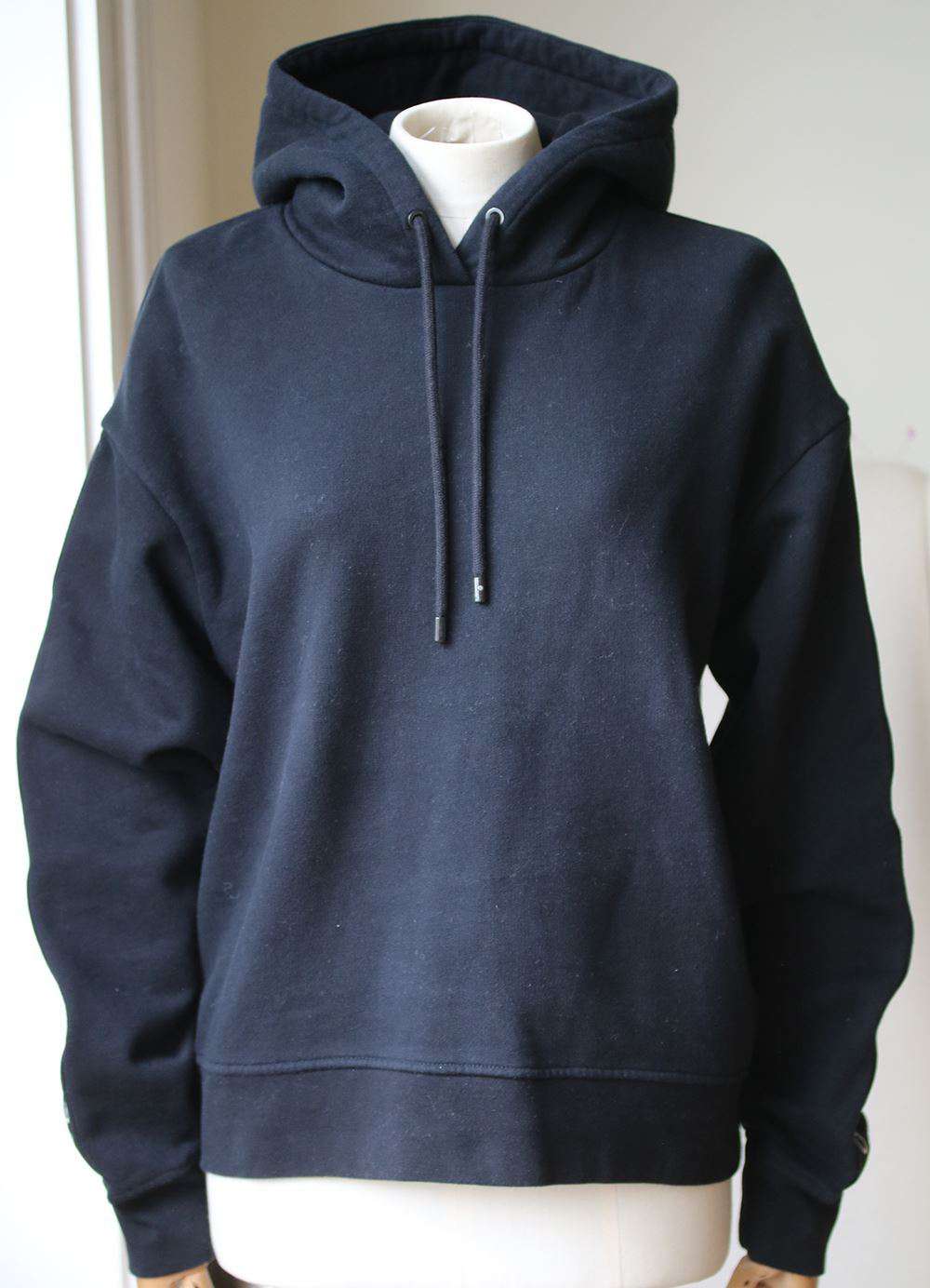 MARCELO BURLON LOGO COTTON HOODIE MEDIUM
