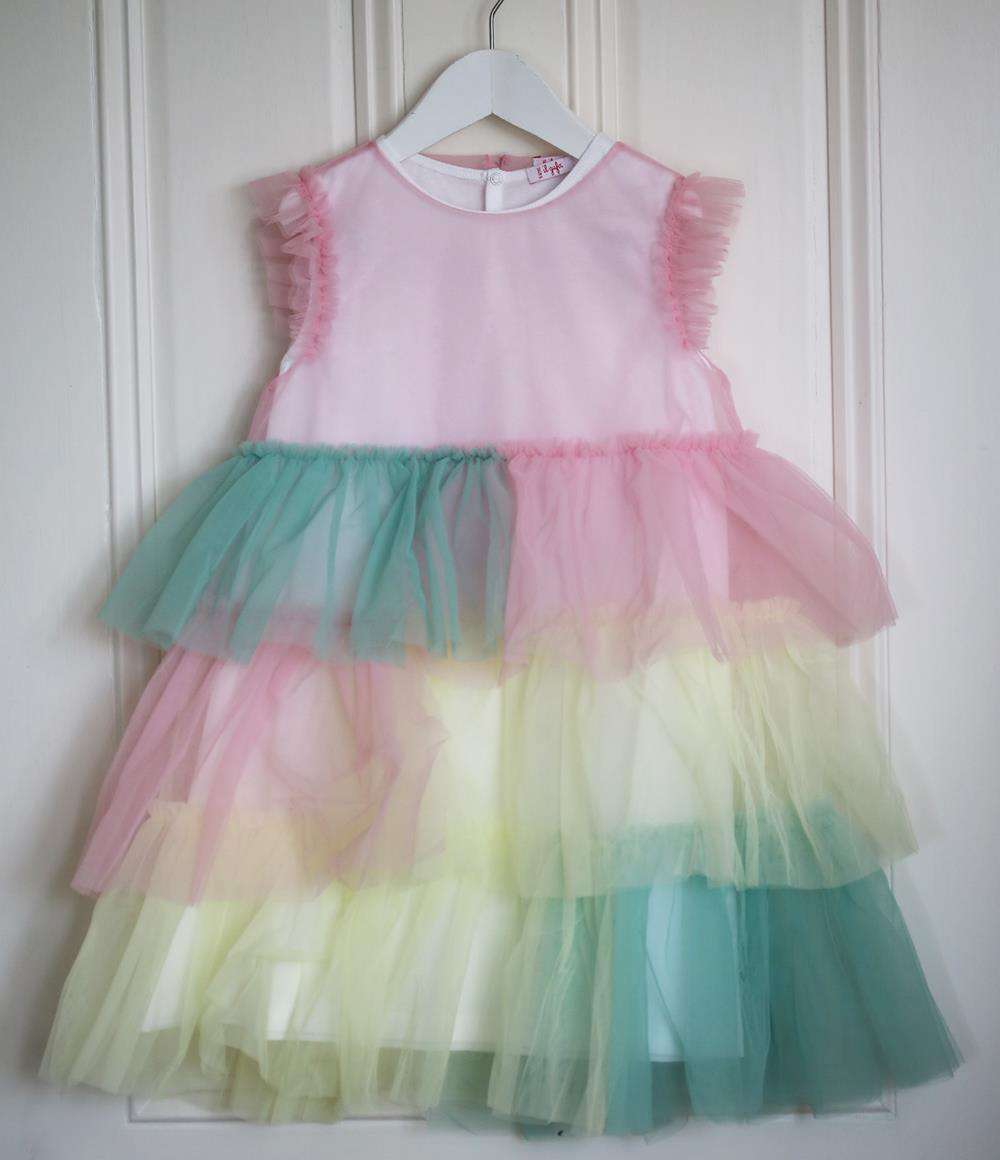 IL GUFO KIDS GIRLS TULLE DRESS 6 YEARS