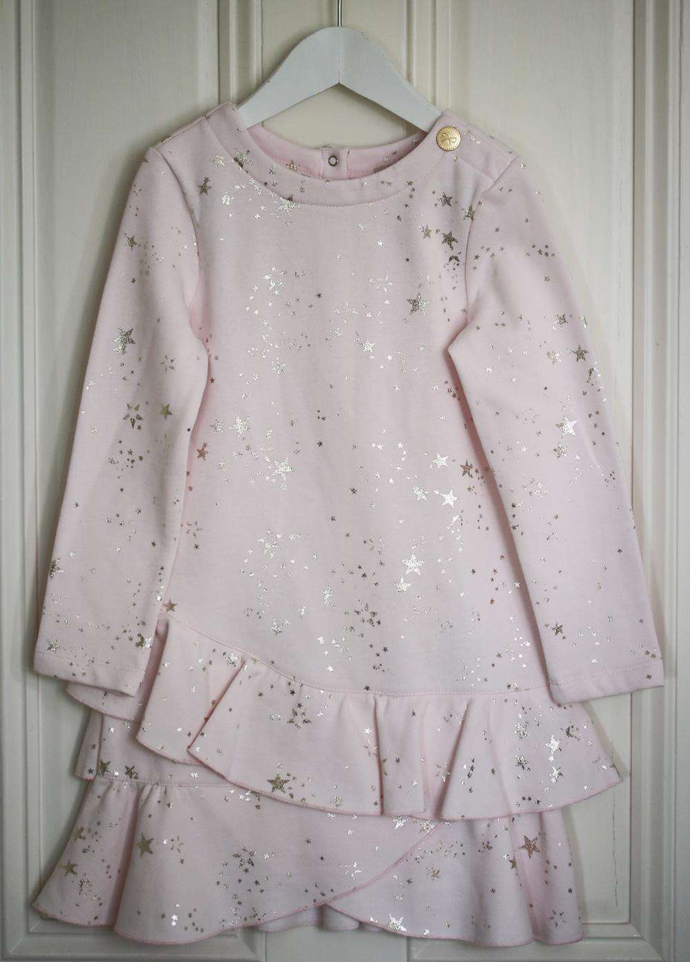 LILI GAUFRETTE KIDS GIRLS STAR COTTON DRESS 6 YEARS
