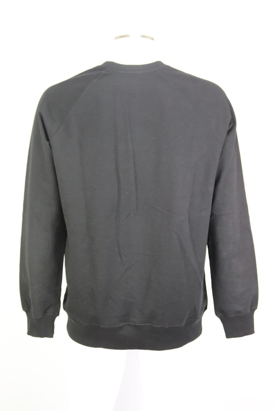 MARKUS LUPFER MEN'S EMBELLISHED COTTON SWEATSHIRT LARGE