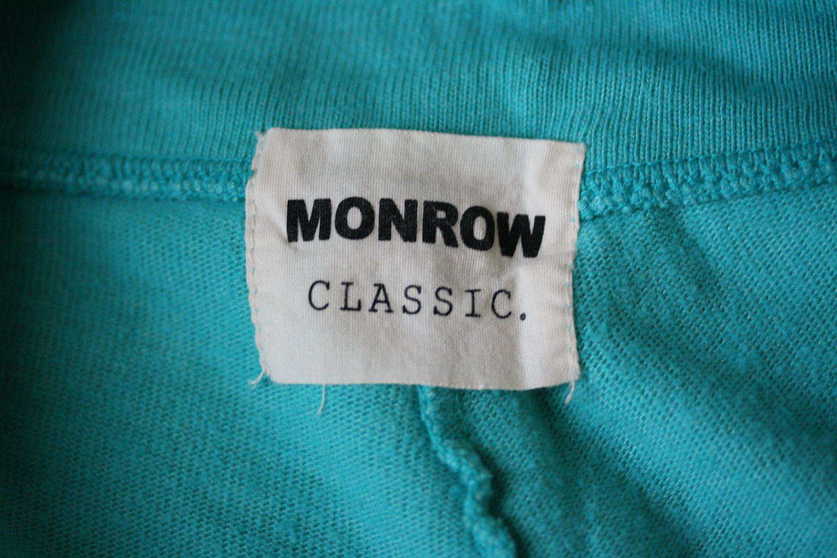 MONROW TURQUOISE VINTAGE JERSEY CLASSIC SWEATPANTS XS