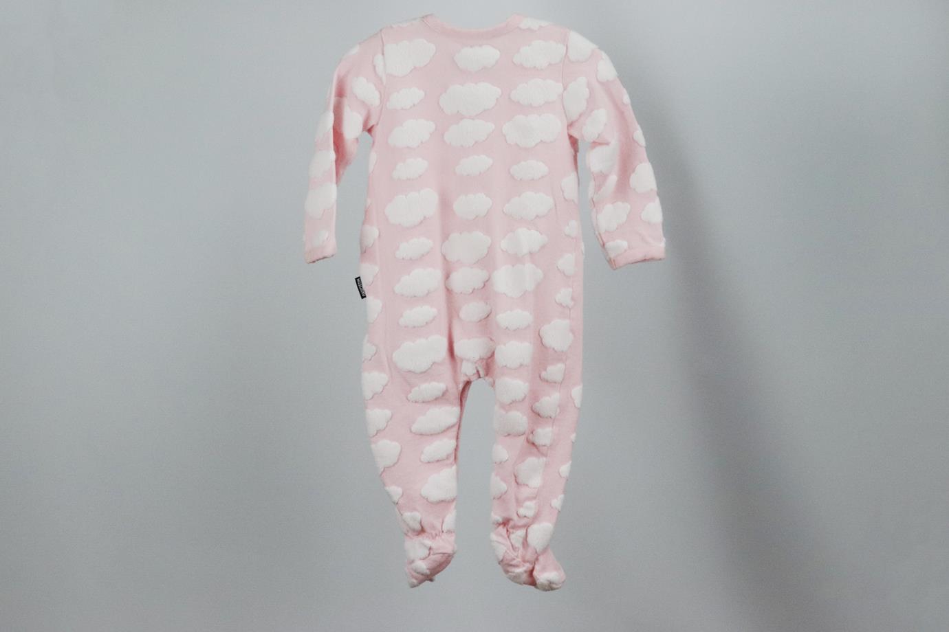 MOSCHINO BABY GIRLS CLOUD COTTON BABYGROW 9-12 MONTHS