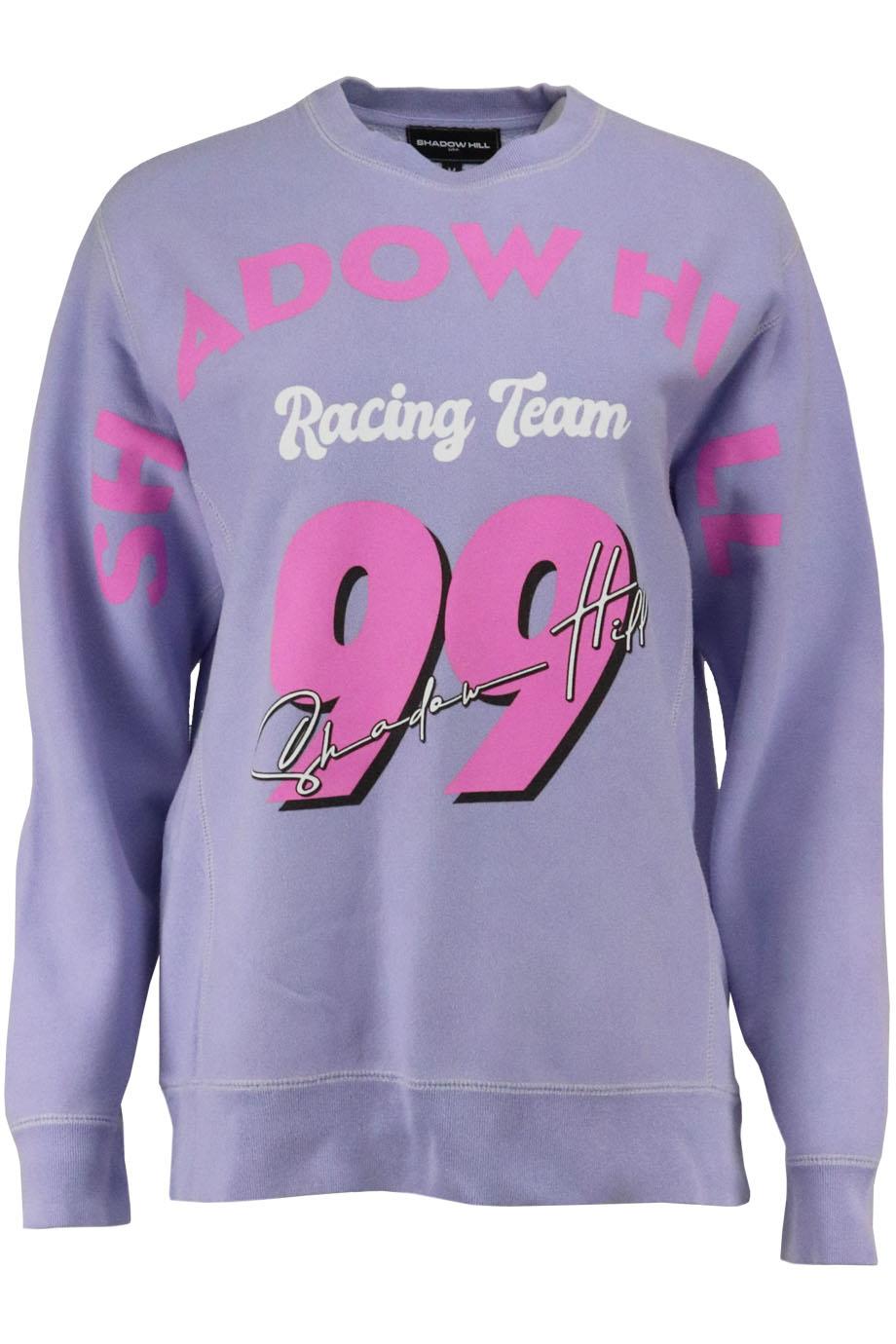 SHADOW HILL PRINTED COTTON JERSEY SWEATSHIRT MEDIUM