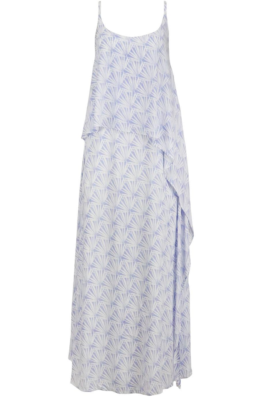 CLUB MONACO PRINTED MAXI DRESS