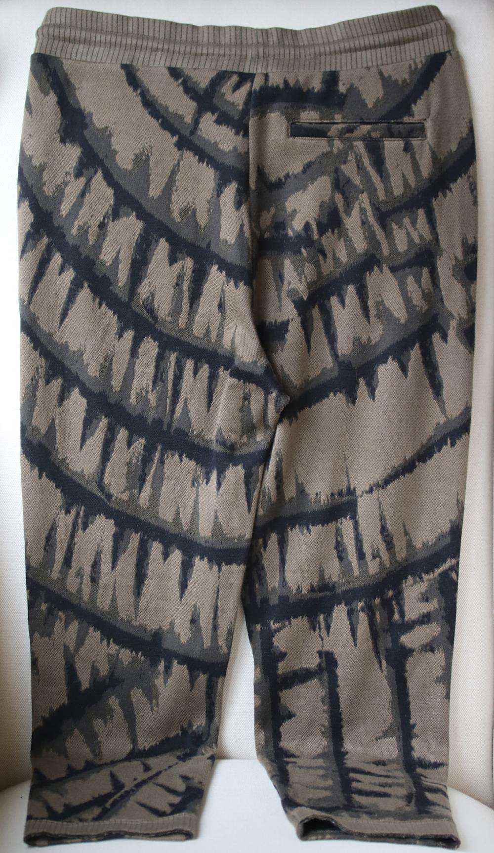 TWENTY MONTREAL HYPER REALITY CROPPED TIE DYED COTTON SWEATPANTS LARGE