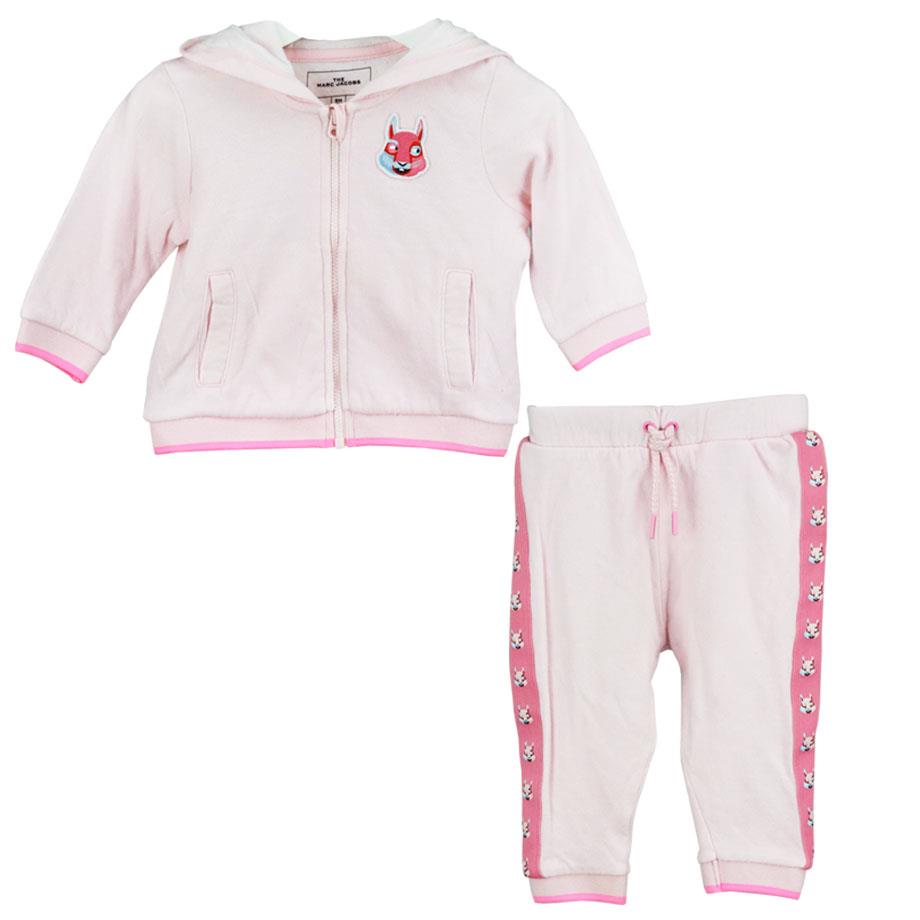 LITTLE MARC JACOBS BABY GIRLS LOGO TRACKSUIT 9 MONTHS