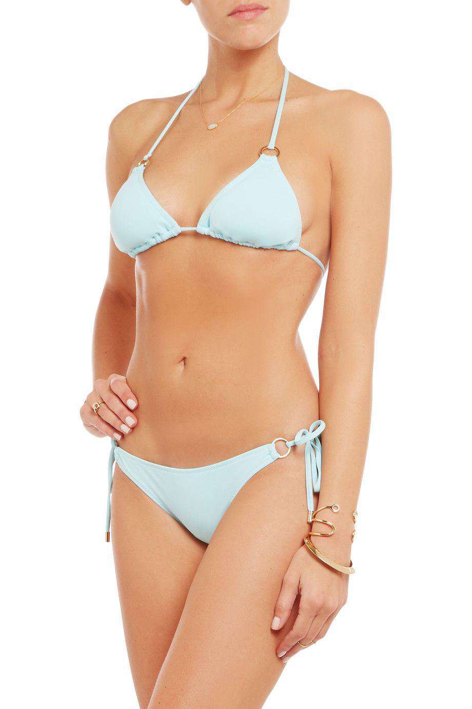 MELISSA ODABASH PALM BLUE BIKINI UK 10/16