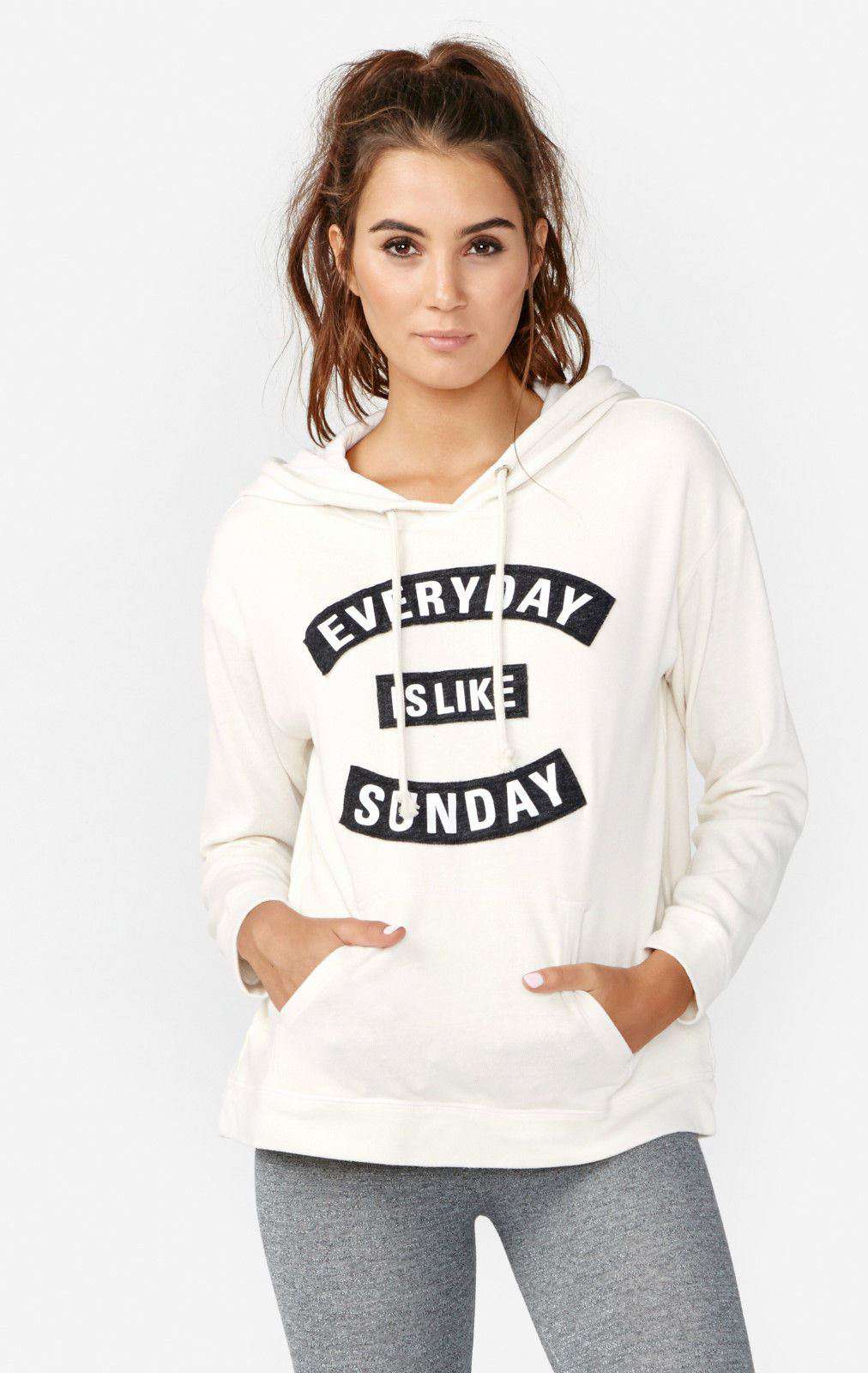 SUNDRY EVERYDAY IS LIKE SUNDAY HOODIE SIZE 1 SMALL