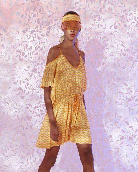 MISSONI MARE CUT OUT KAFTAN COVERUP DRESS IT 42 UK 10