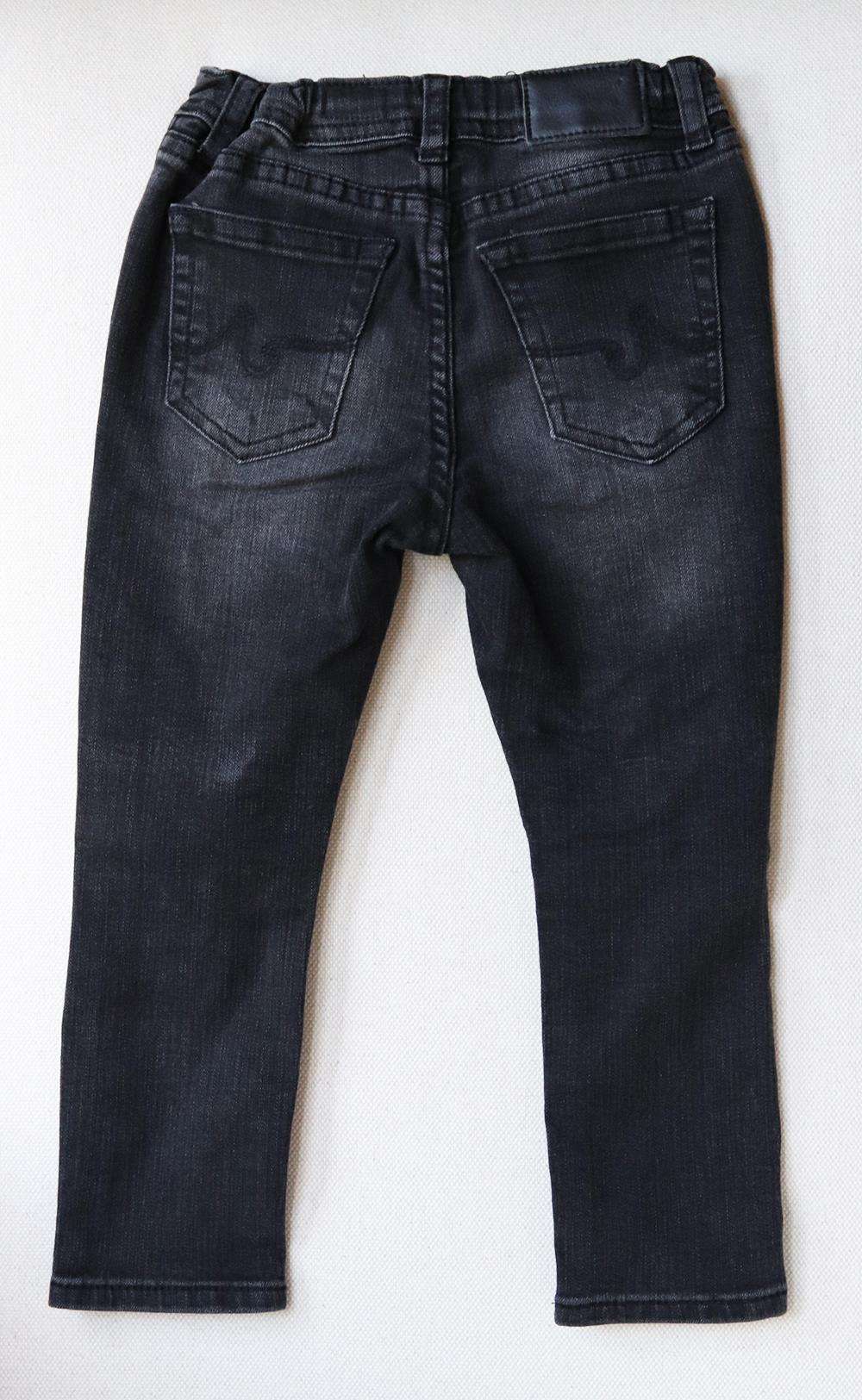 AG ADRIANO GOLDSCHMIED KIDS UNISEX DISTRESSED SKINNY JEANS 3 YEARS