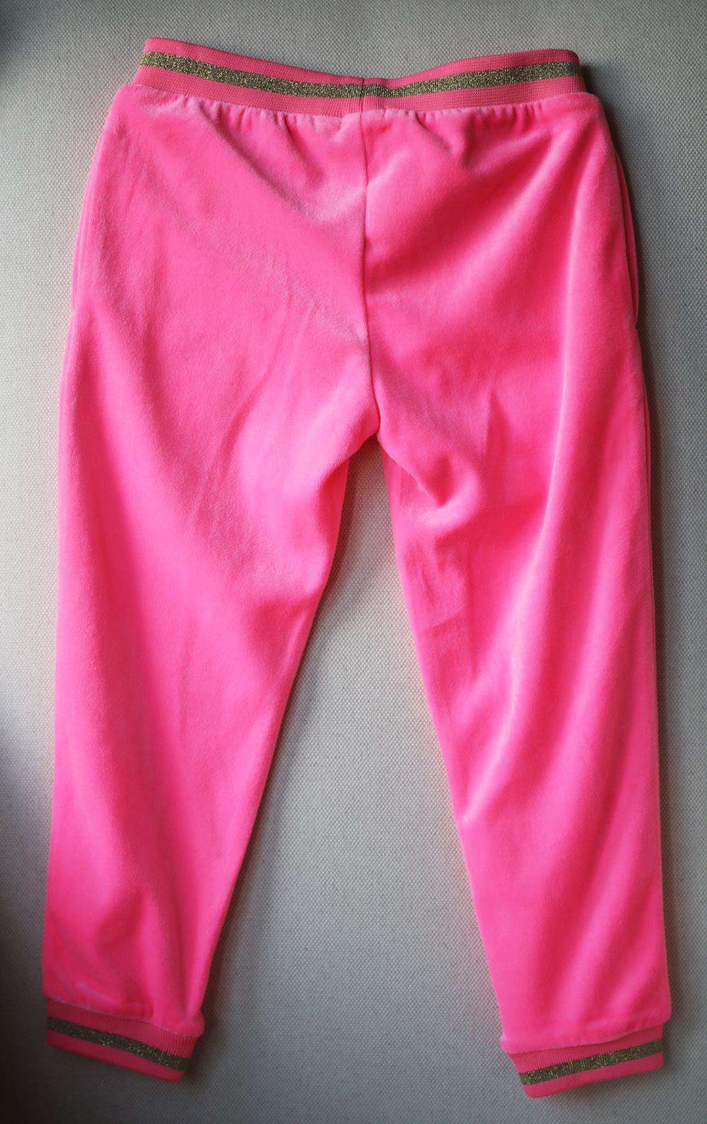 BILLIEBLUSH KIDS GIRLS LOGO VELOUR TRACKSUIT 5 YEARS