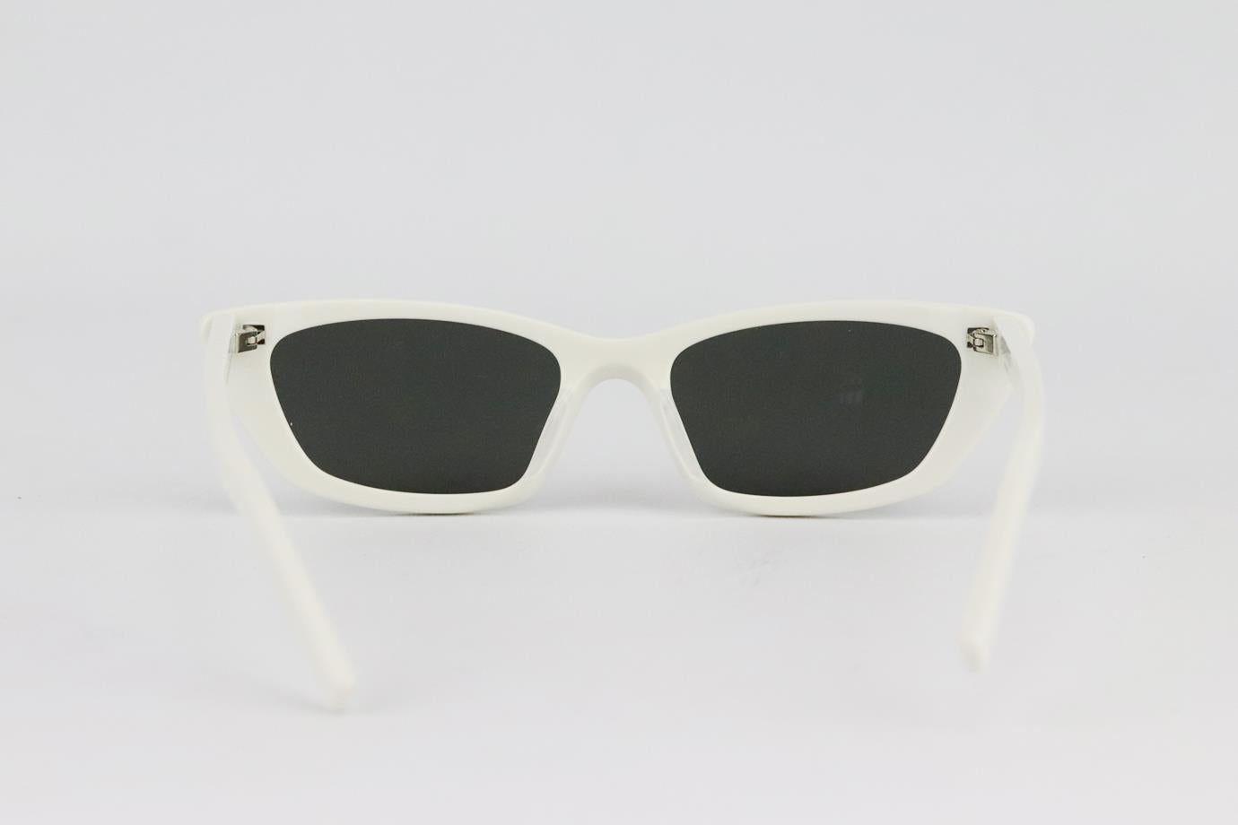 SAINT LAURENT CAT EYE ACETATE SUNGLASSES