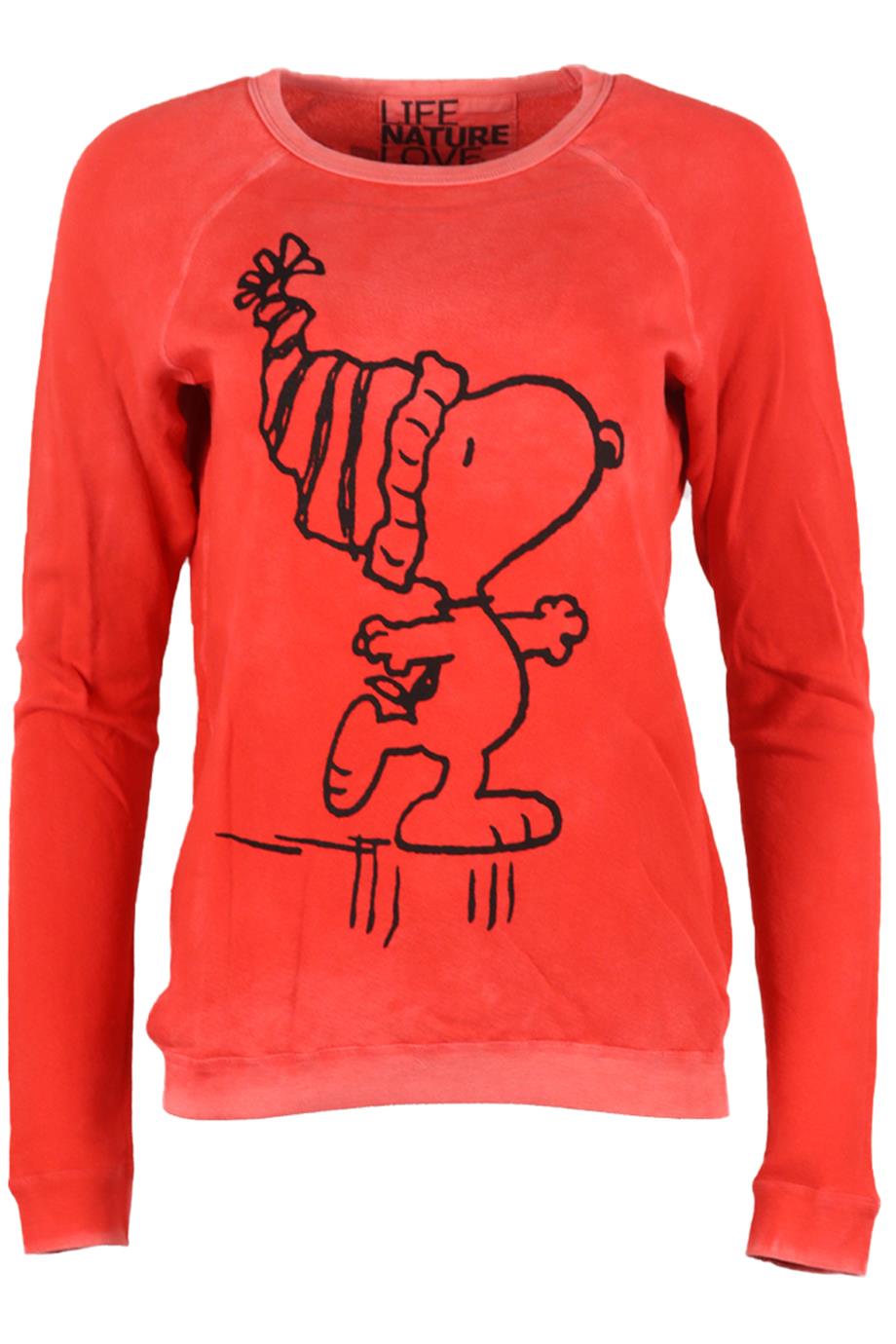 FREE CITY PRINTED COTTON JERSEY SWEATSHIRT XSMAL