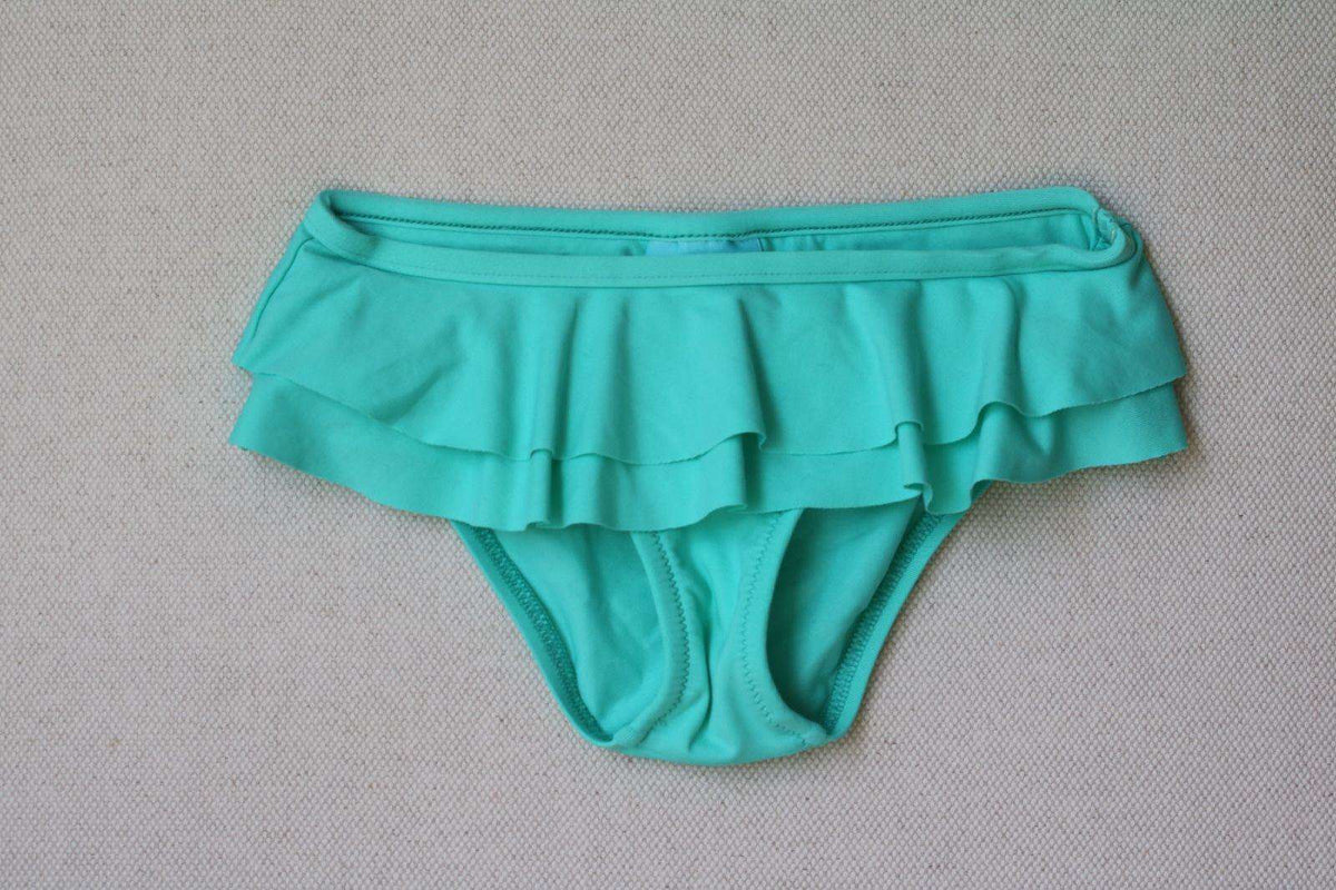 MELISSA ODABASH BABY GREEN RUFFLE BIKINI BOTTOMS 2 YEARS