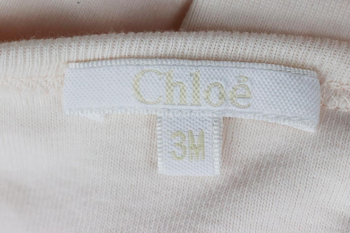 CHLOÉ BABY GIRLS COTTON BABYGROW 3 MONTHS
