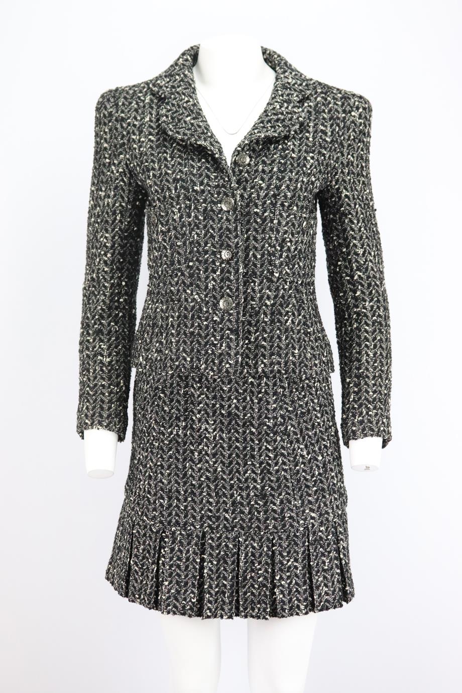 SLFMag — 1960's classic Chanel tweed mini skirt-suits and