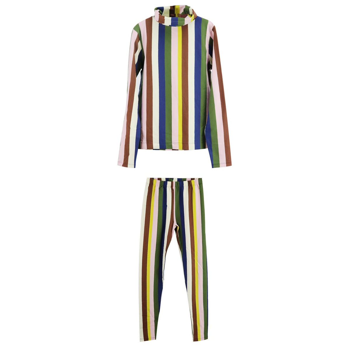 THE MIDDLE DAUGHTER KIDS GIRLS STRIPED TOP AND LEGGING SET 9-10 YEARS
