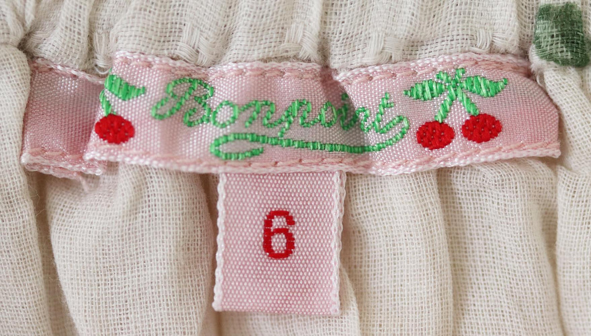BONPOINT KIDS GIRLS FLORAL COTTON DRESS 6 YEARS