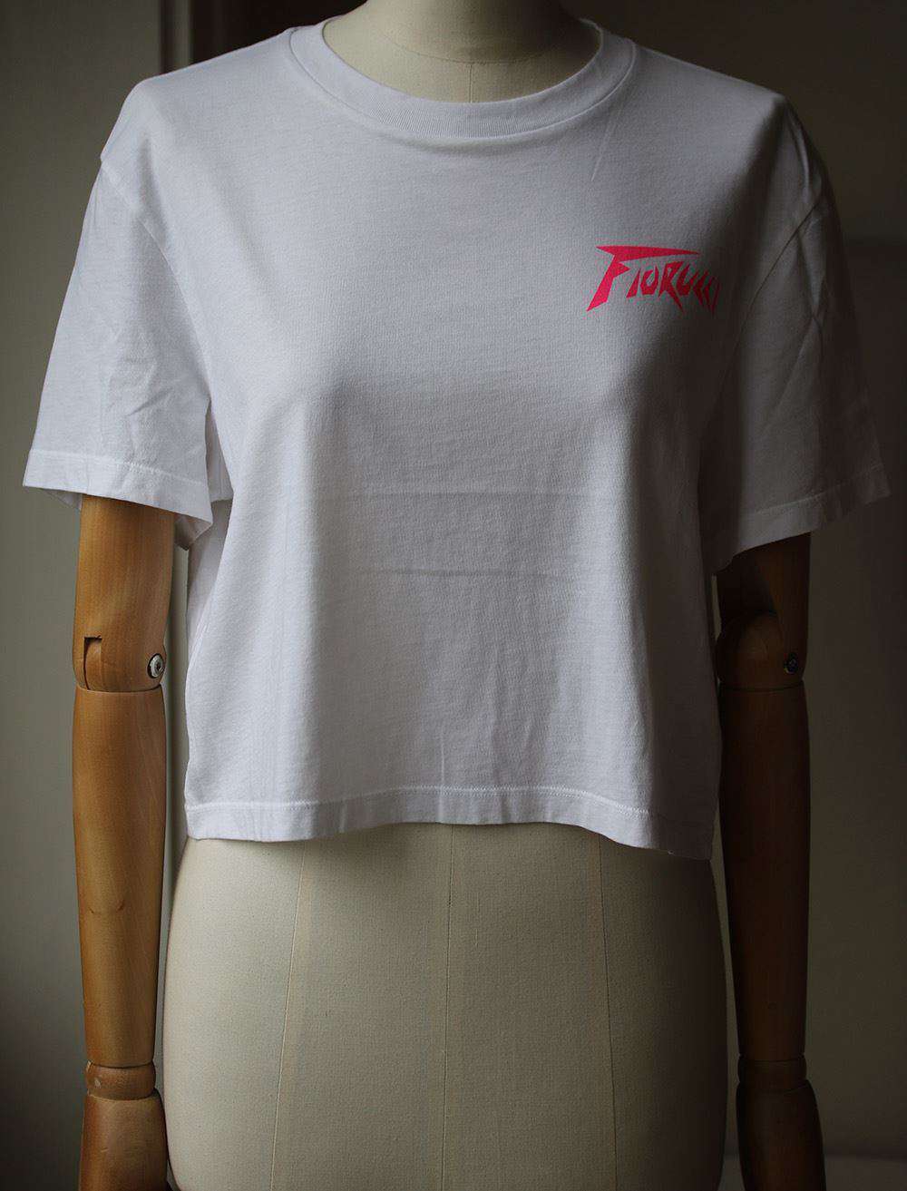 FIORUCCI HIGH VOLTAGE CROP T-SHIRT SMALL