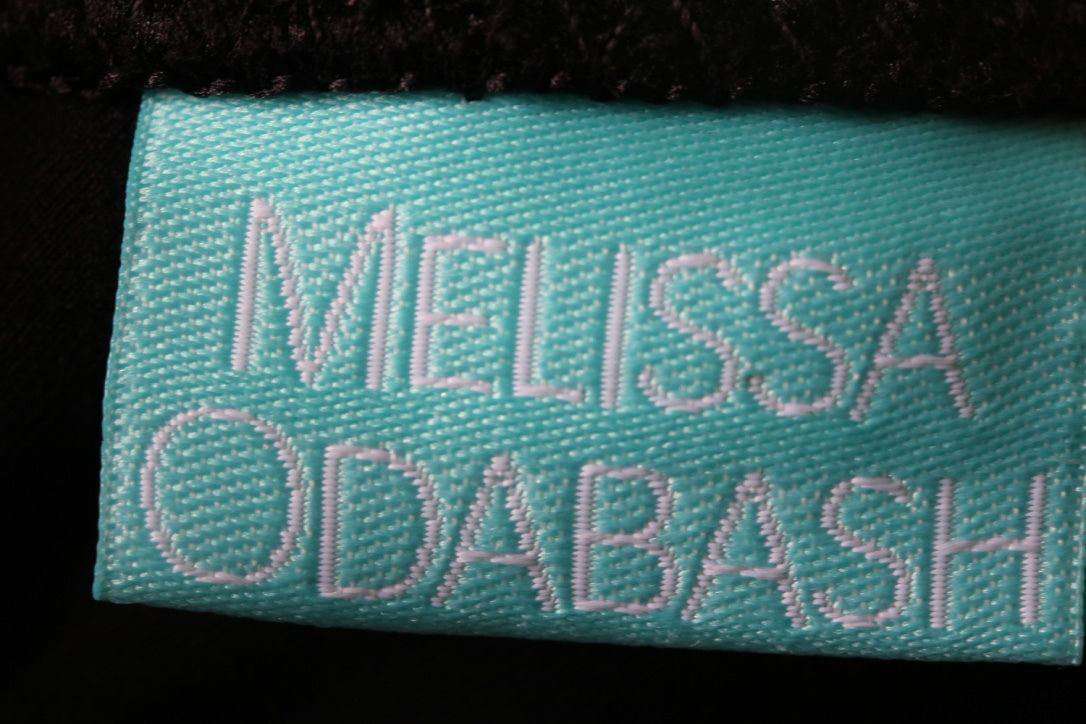 MELISSA ODABASH BLACK CHAIN BIKINI UK 8/10