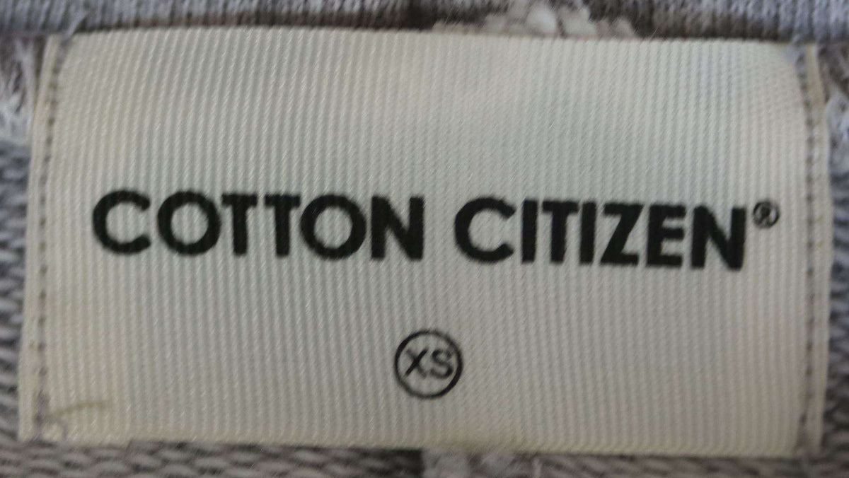 COTTON CITIZEN MILAN CROPPED PULLOVER HOODIE XSMALL