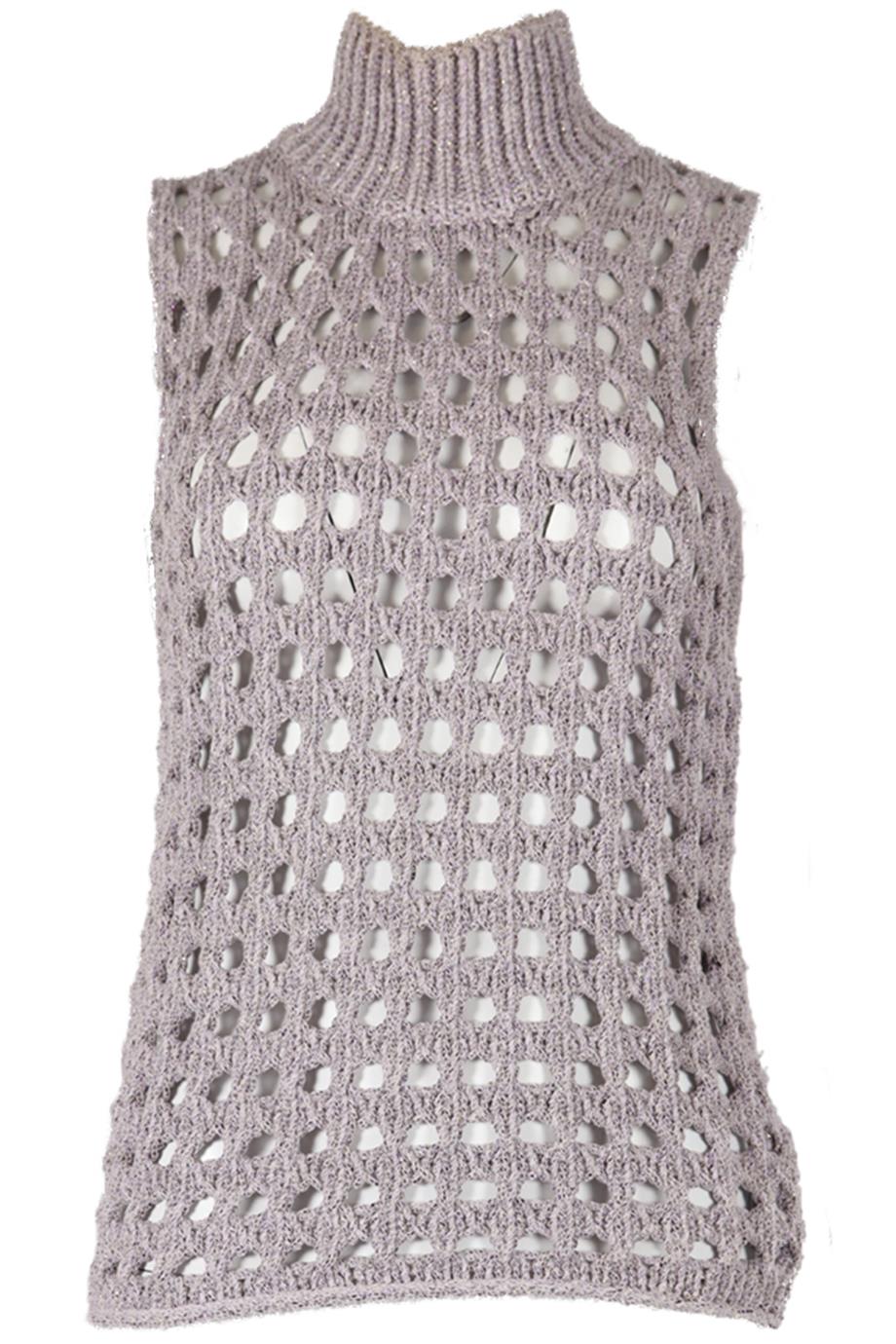 IRO COTTON BLEND TURTLENECK TOP SMALL