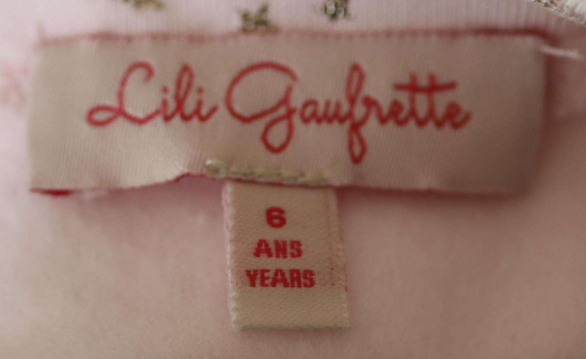 LILI GAUFRETTE KIDS GIRLS STAR COTTON DRESS 6 YEARS