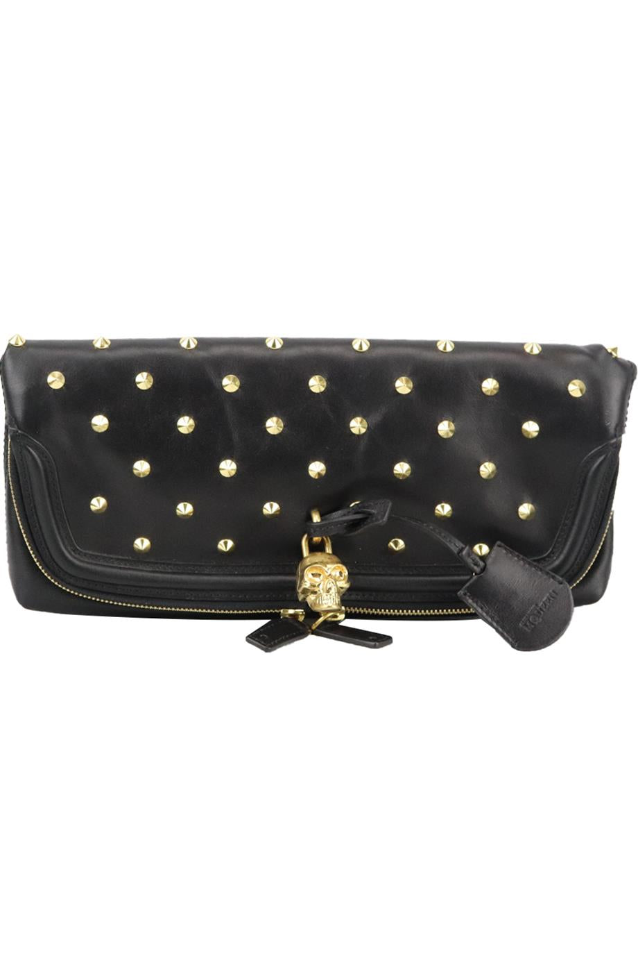 ALEXANDER MCQUEEN STUDDED LEATHER CLUTCH