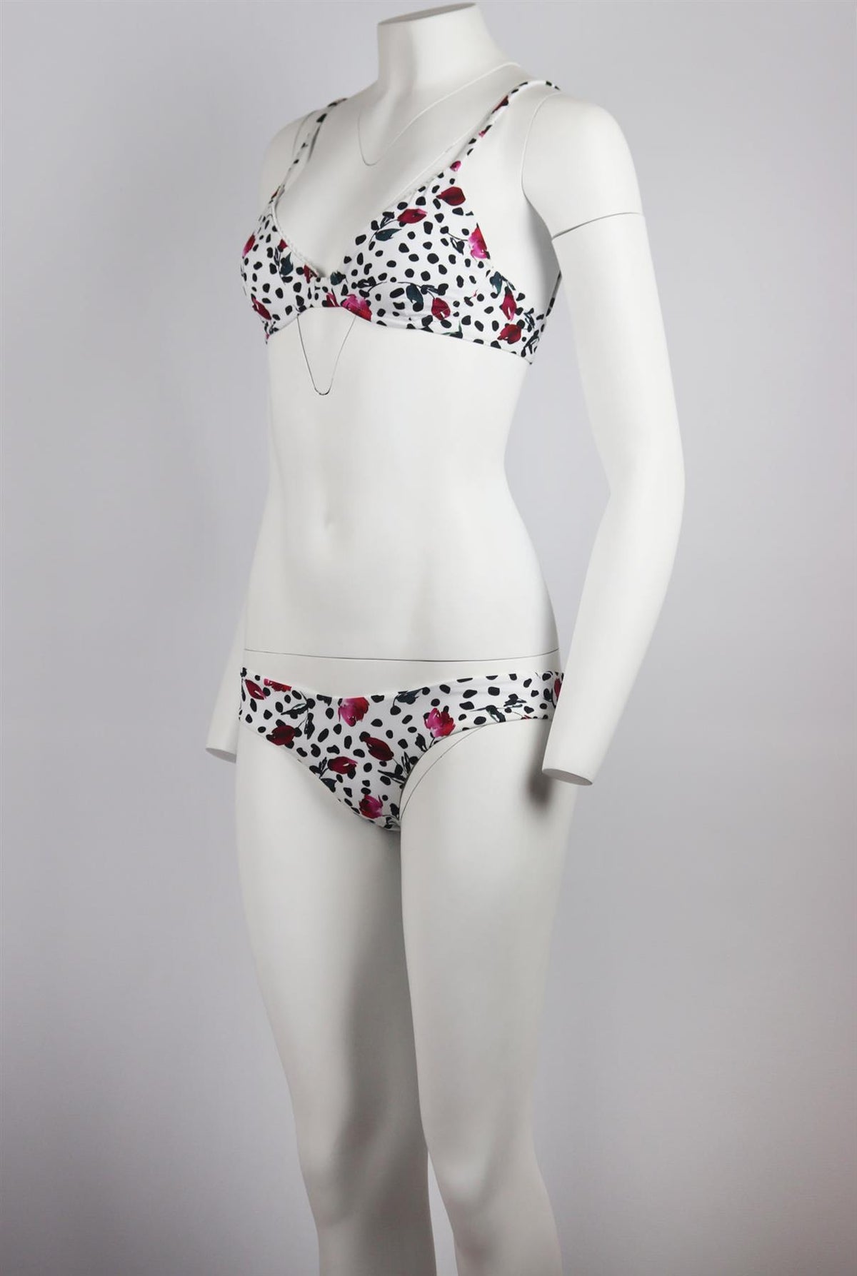 BEACH RIOT FLORAL PRINT UNDERWIRED BIKINI SMALL/MEDIUM
