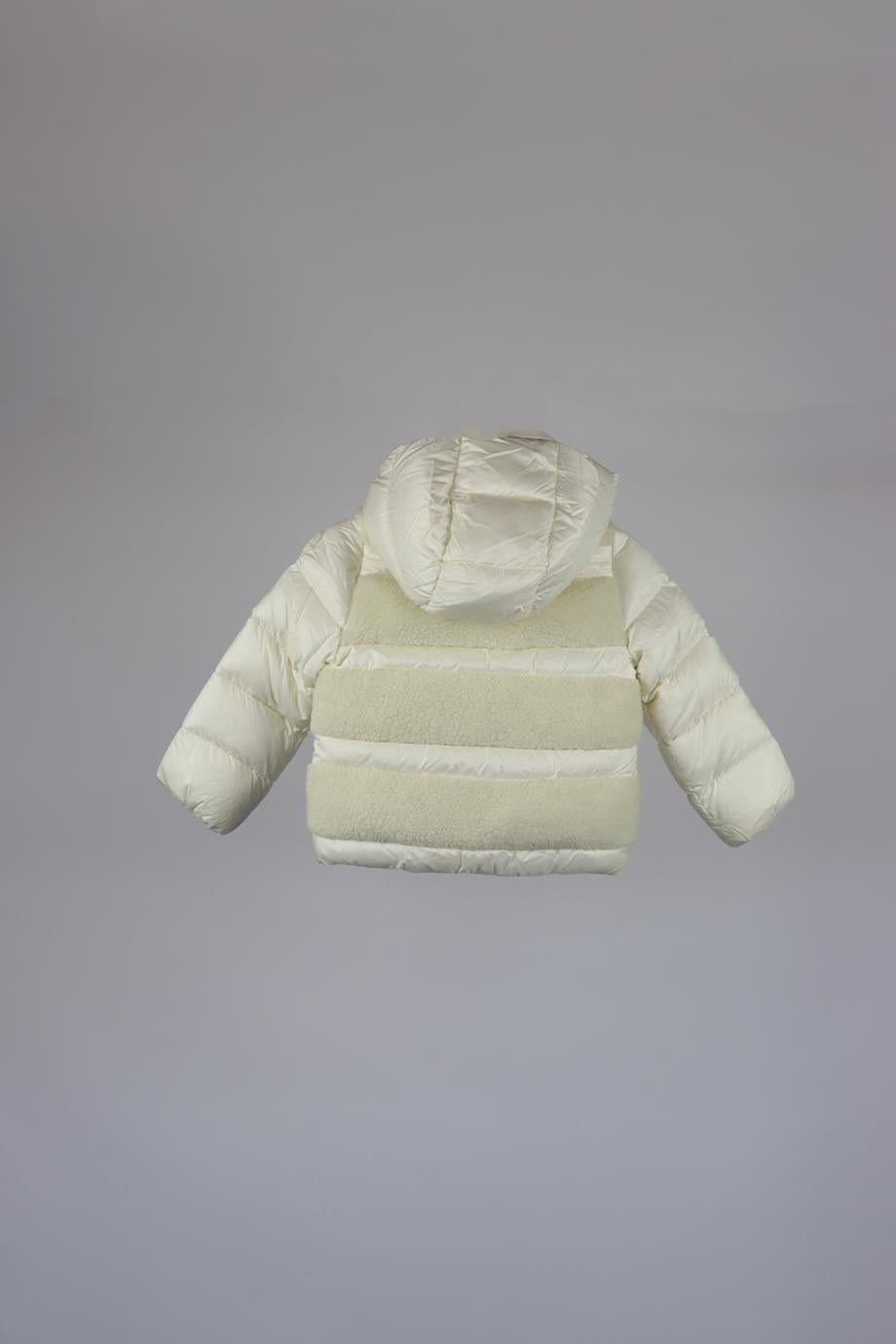 MONCLER BABY GIRLS FAUX SHEARLING DOWN PADDED JACKET 18-24 MONTHS