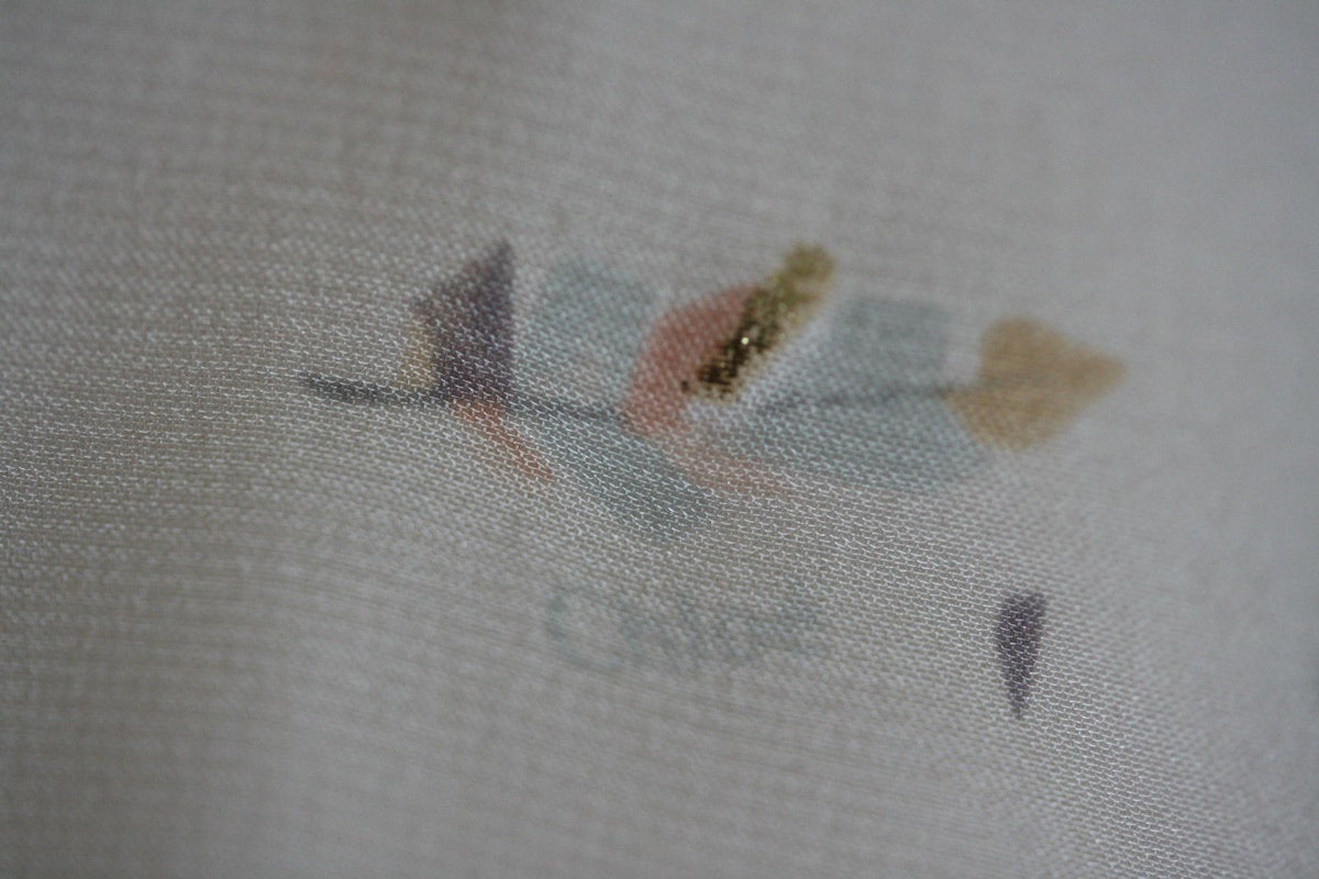 CHLOE BABY IVORY FEATHER PRINT BLOUSE TOP 3 YEARS