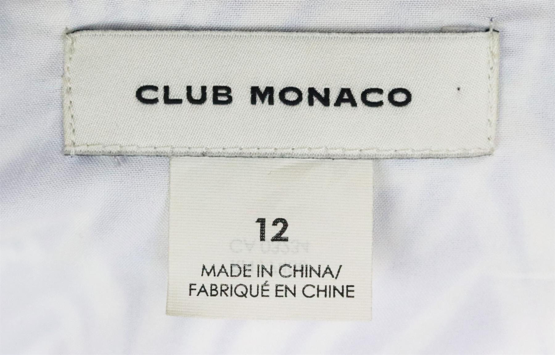 CLUB MONACO PRINTED MAXI DRESS