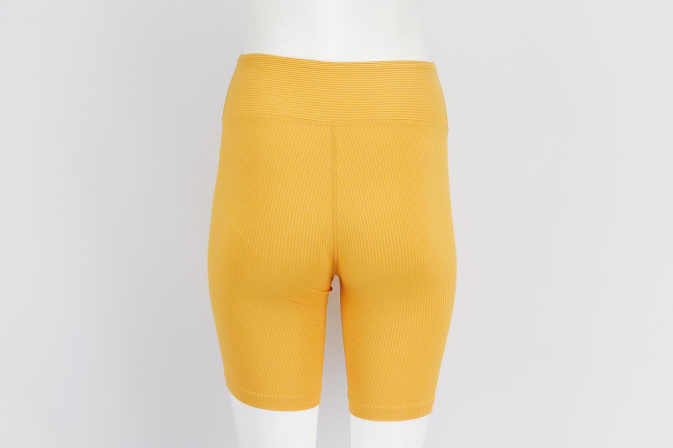 YEAR OF OURS + BANDIER RIBBED STRETCH BIKER SHORTS SMALL