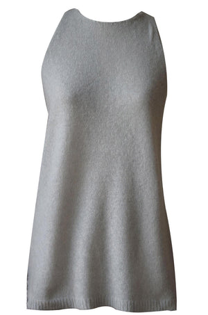 SOYER CASHMERE HALTER TANK TOP SMALL