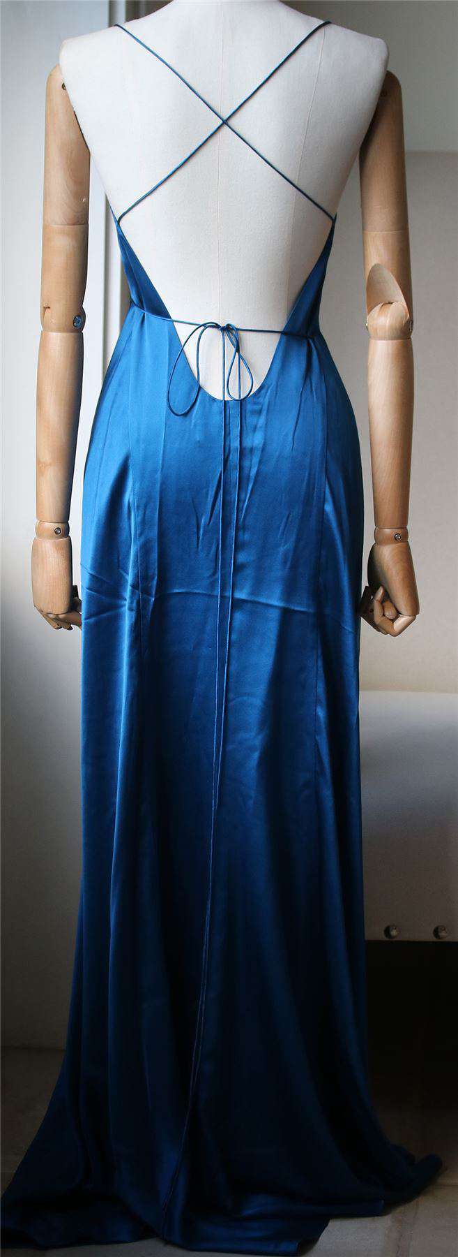 MICHELLE MASON STRAPPY WRAP DRESS US 2 UK 6